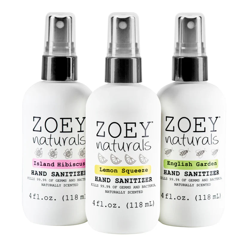 Zoey Naturals Hand Sanitizer - 118ml (3 flavors available)