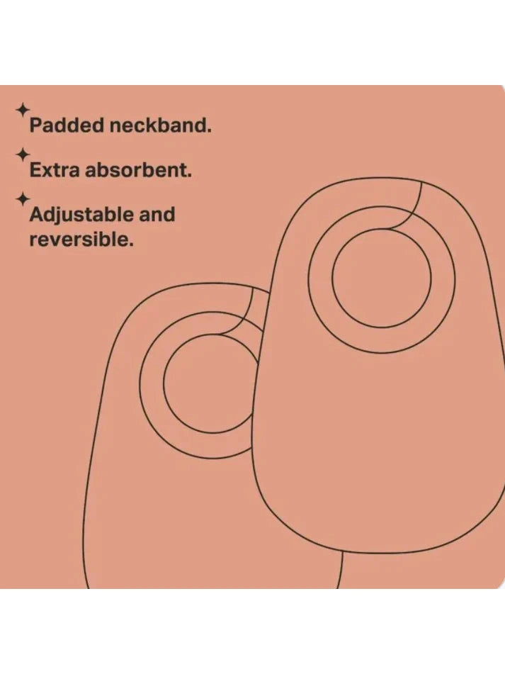 Tommee Tippee Baby Milk Feeding Bibs 0m+ (Available in 2 Colors)