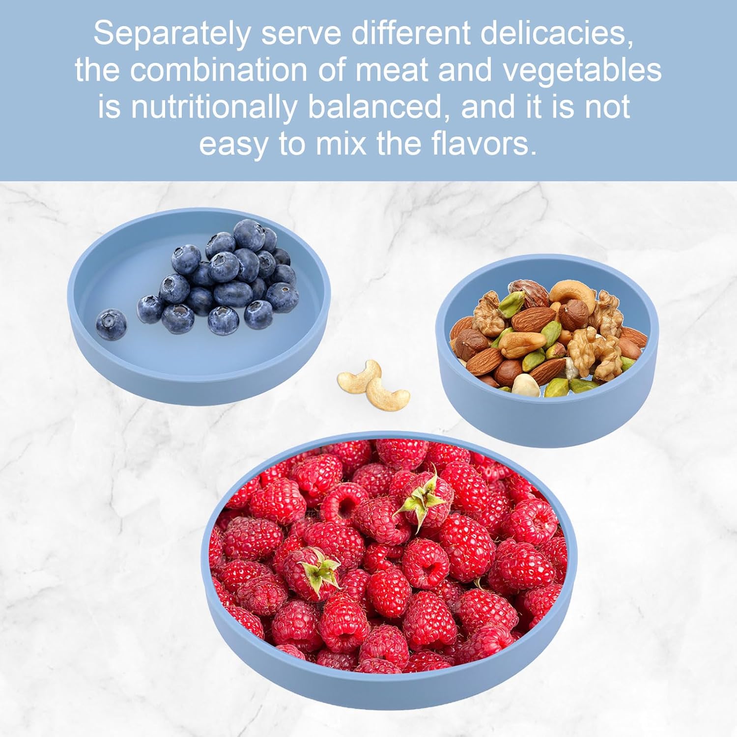 Silicone Plate & Bowl Set (2 colors available)