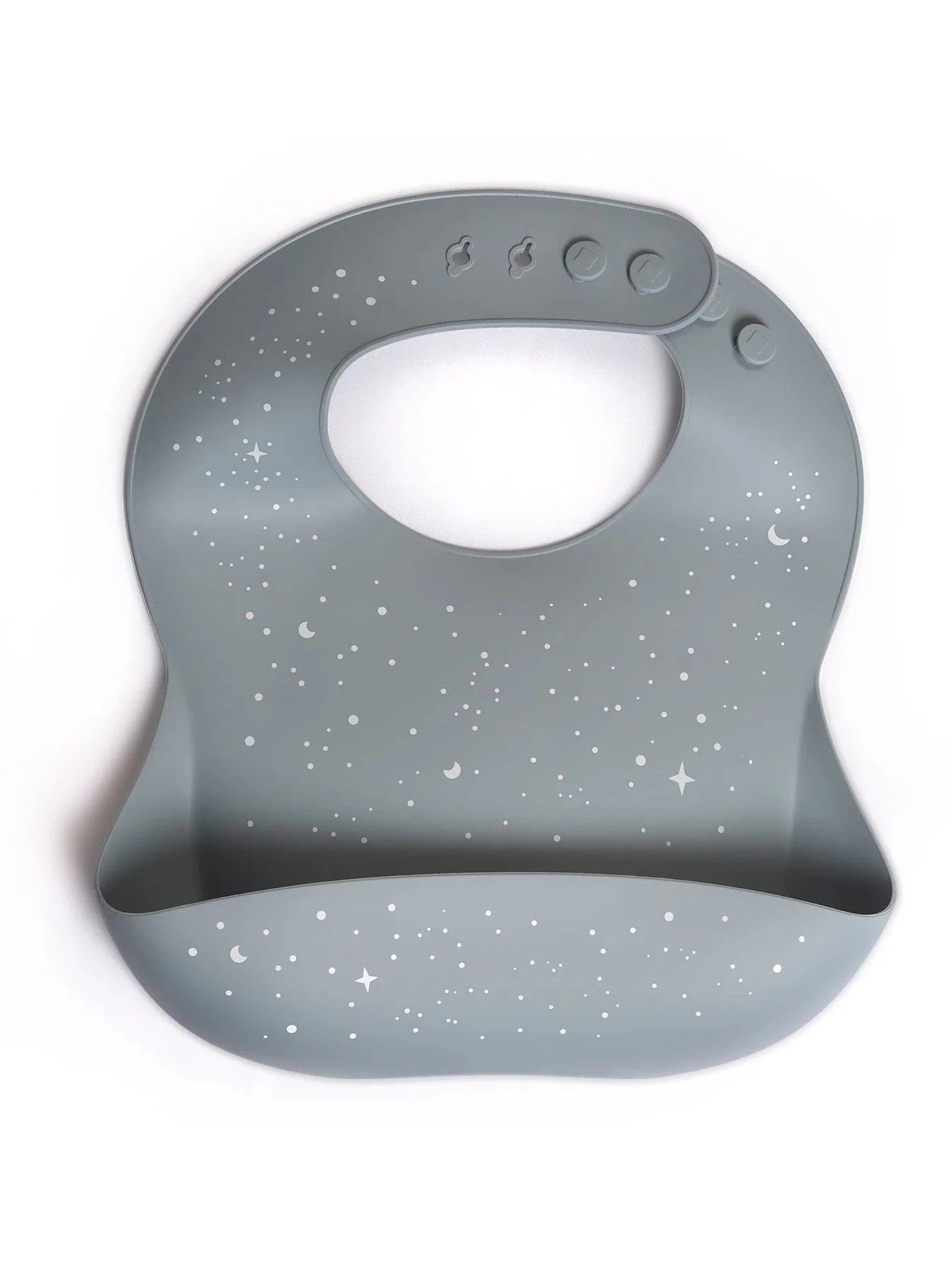 Milk it Baby Printed Silicone Bib Stardust - Blue