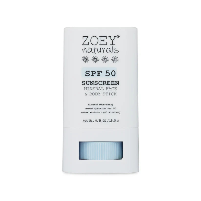 Zoey Naturals SPF 50 Mineral Sunscreen Stick - 19.5g