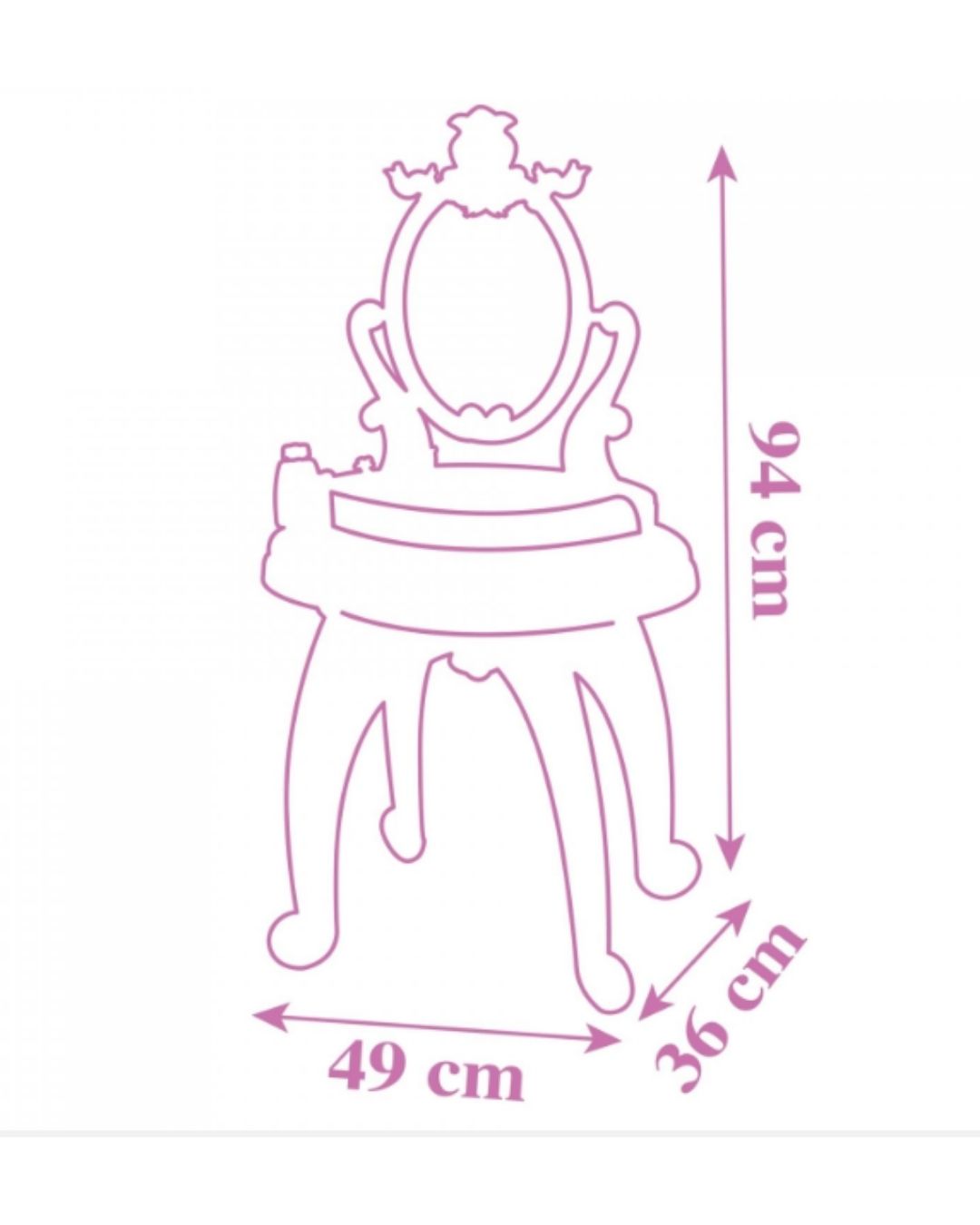 Disney Princess Dressing Table , Age 3+