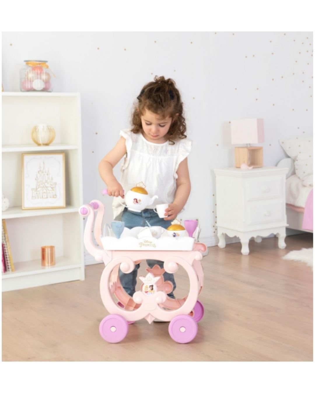 Smoby Disney Princess Tea Trolley , Age 3+