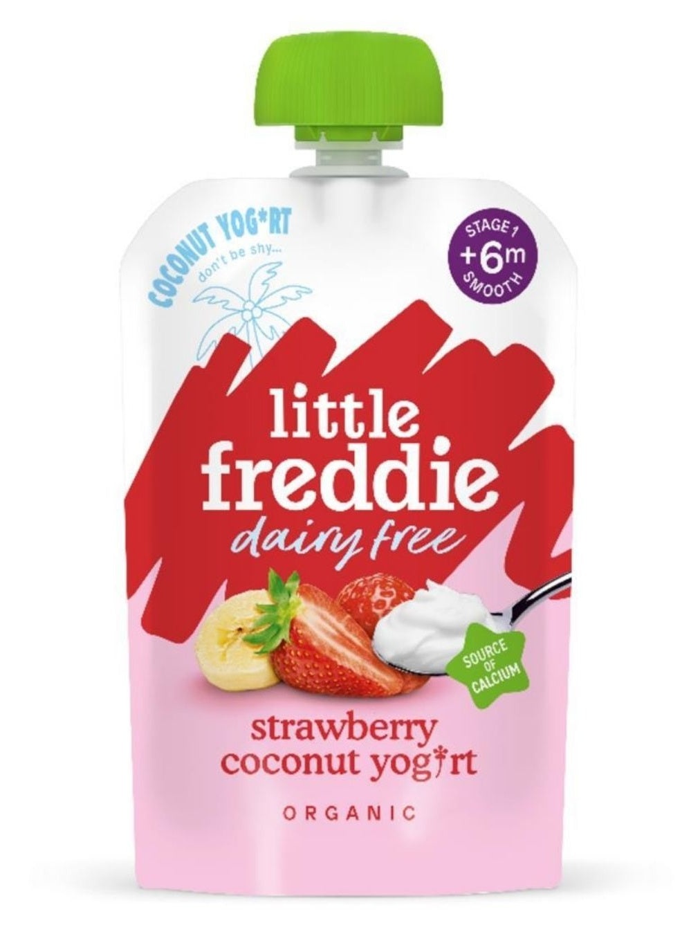 Little Freddie Strawberry Coconut Yoghurt - 90g