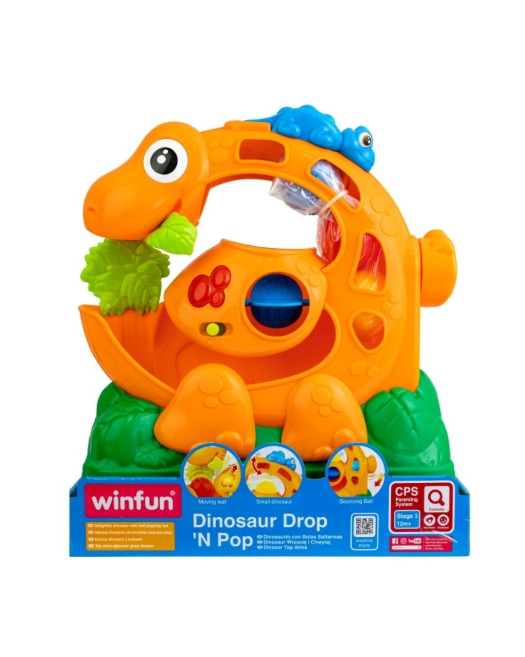 Dinosaur Drop 'N Pop Age:12m+