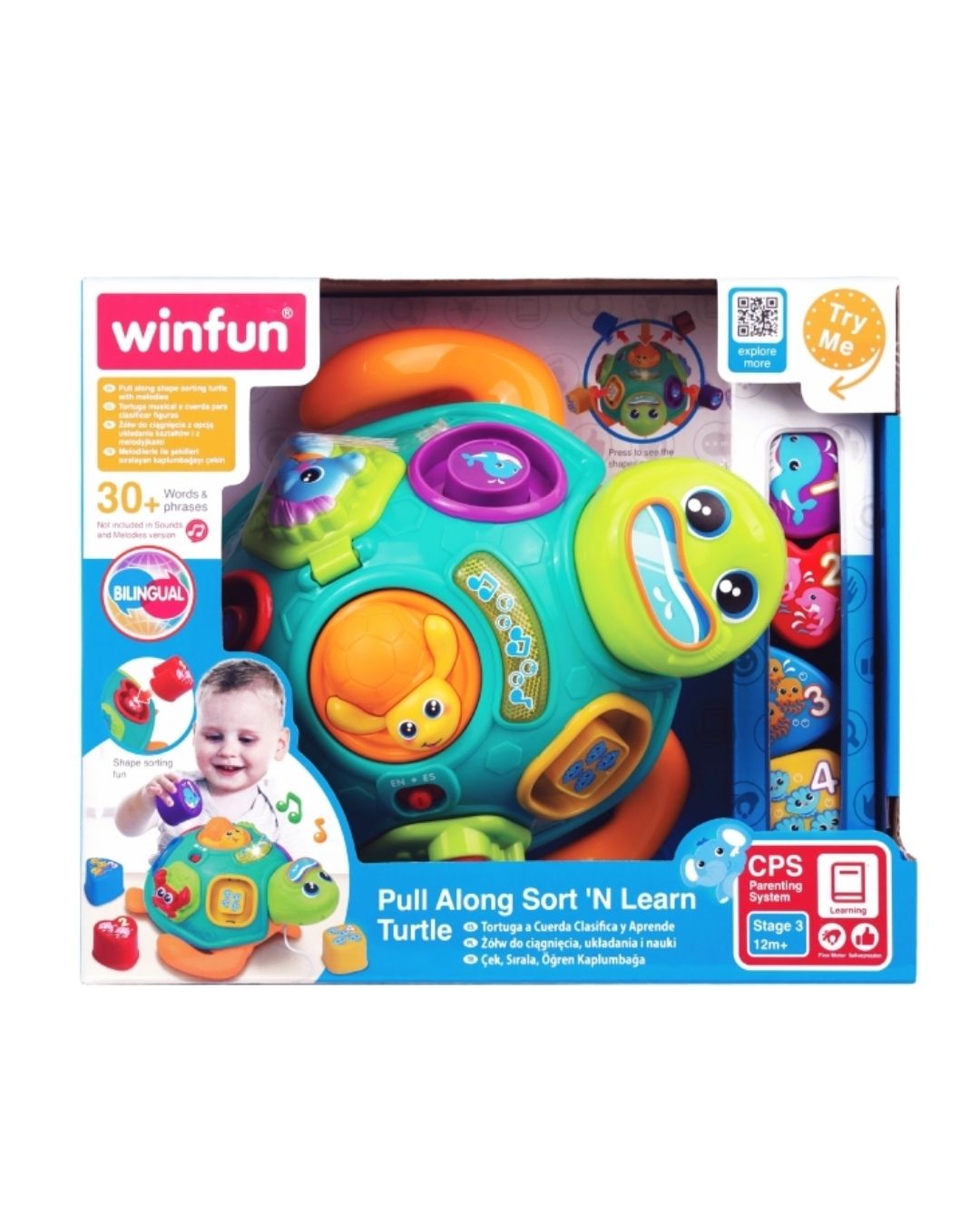 Pull Along Sort 'N Learn Turtle Age 12m+