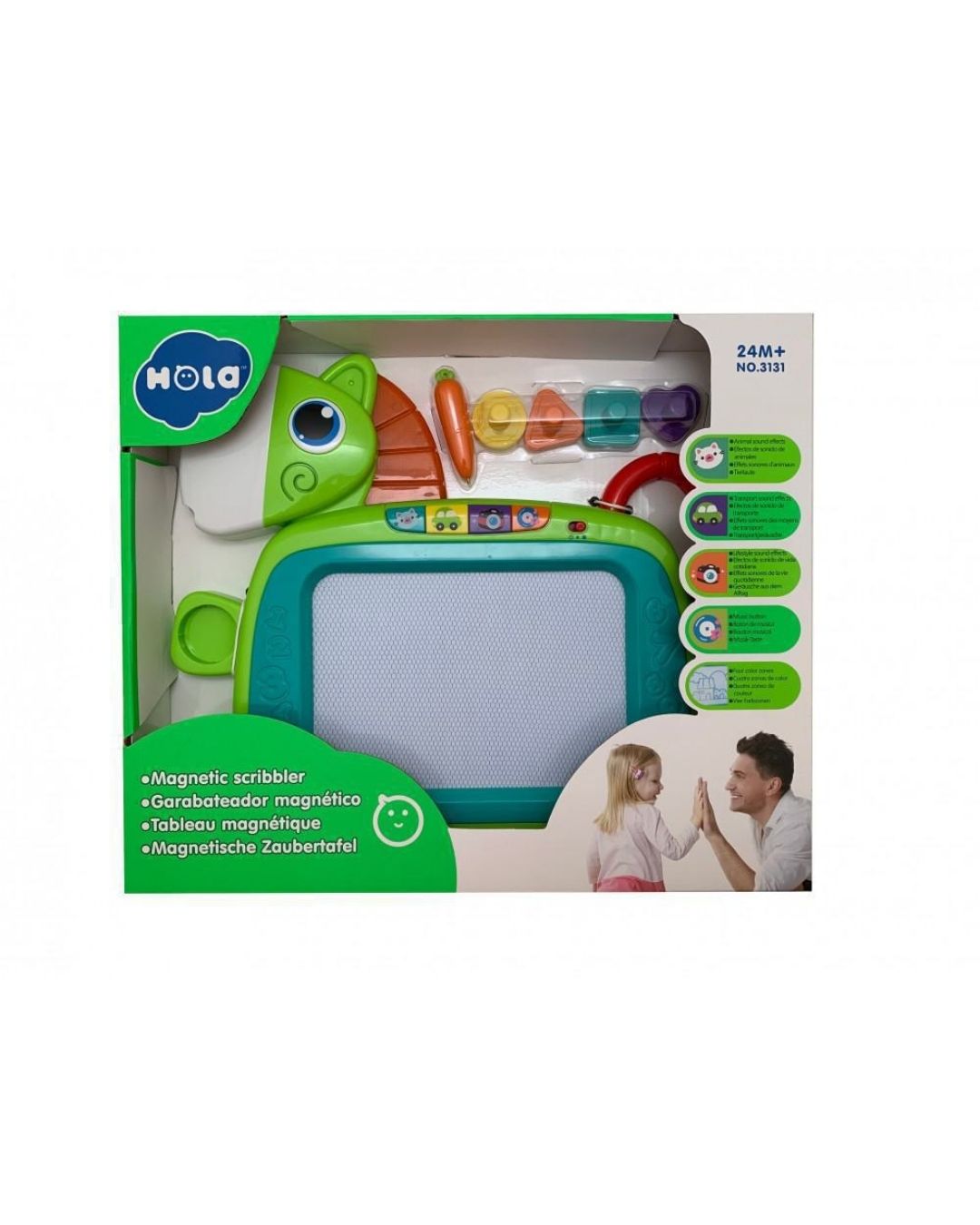 Magnetic Scribbler with Music/Light Age 2+