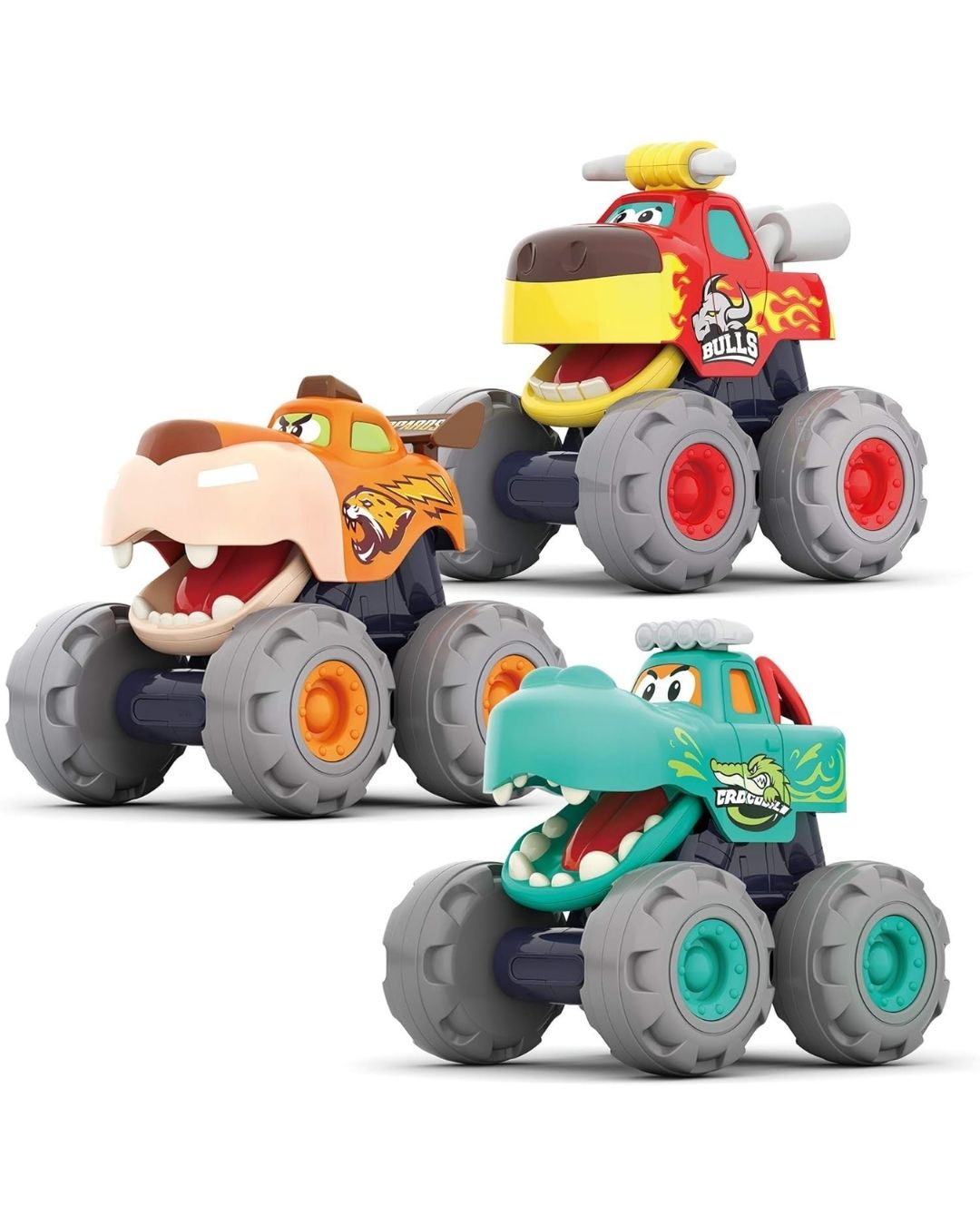Animal Theme Monster Truck Gift Set Age 12m+