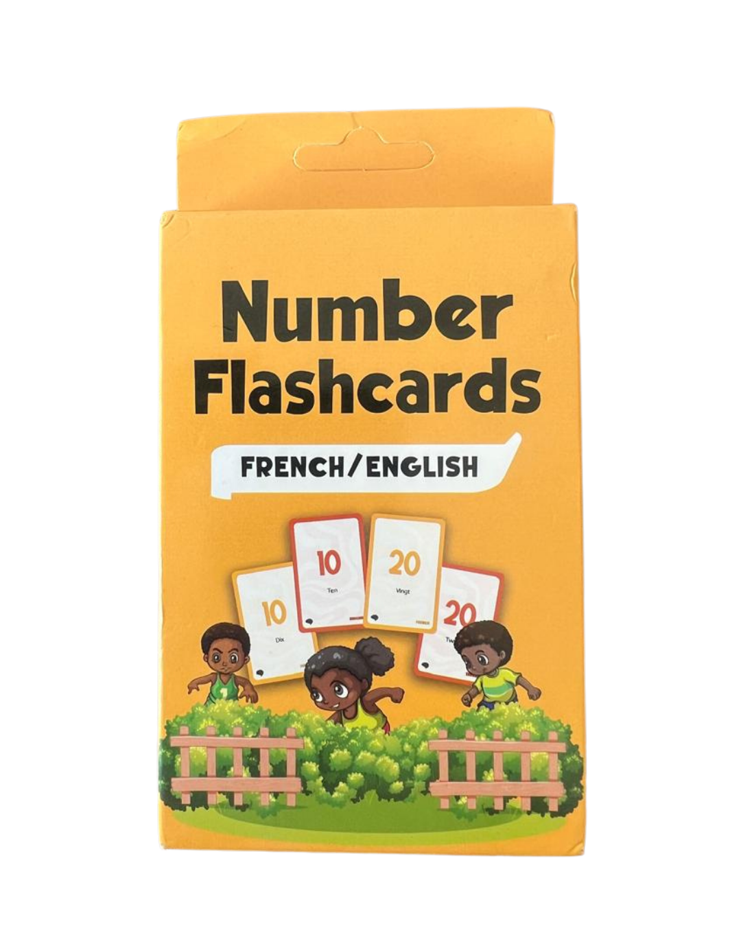 Number Flash Cards for Kids-French & English