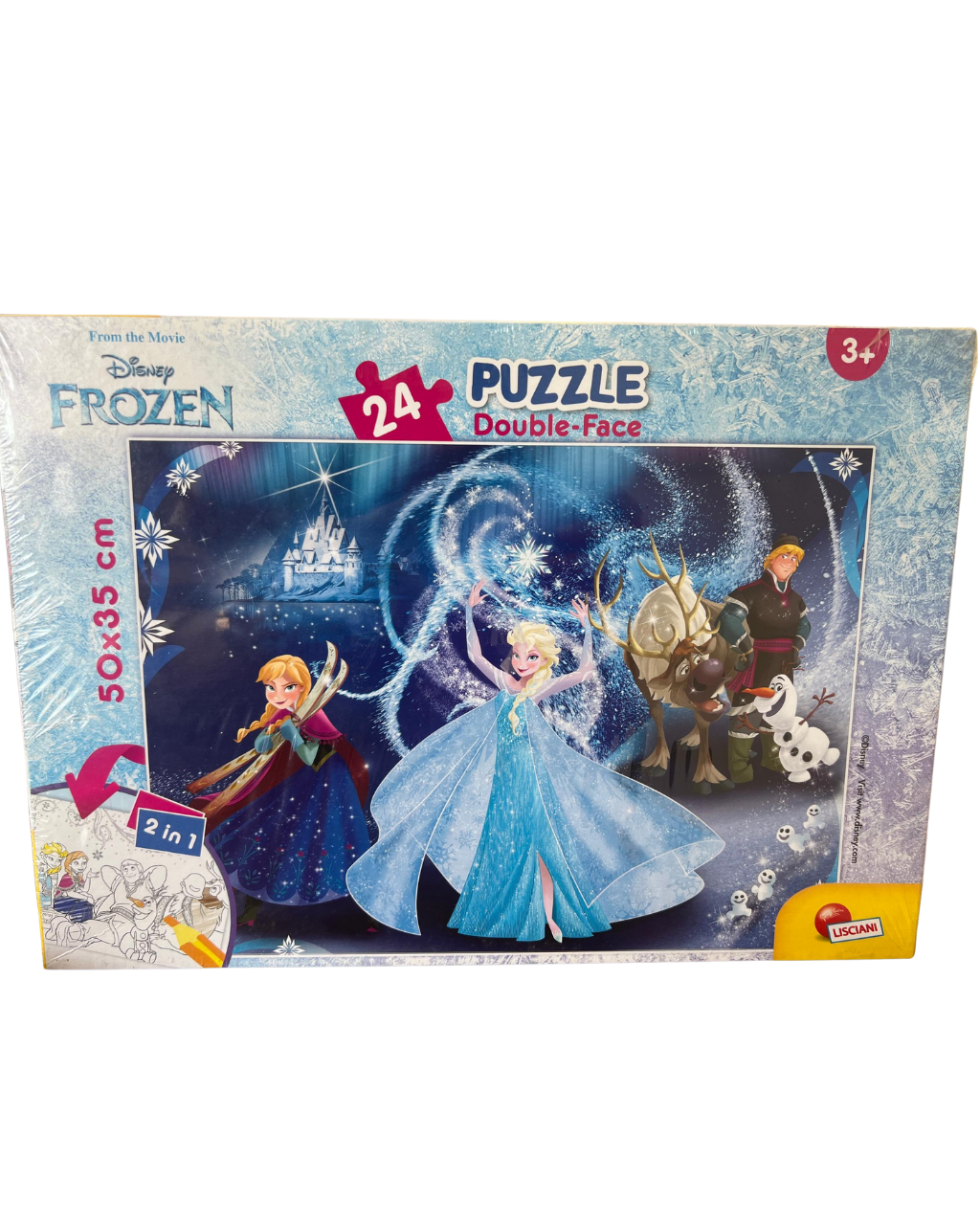 Frozen Disney Puzzle Double Face- 24 Pieces