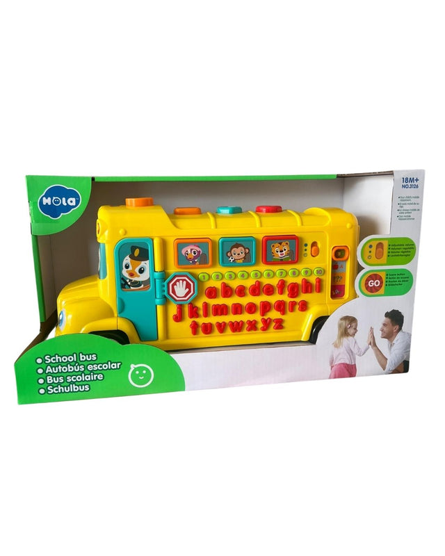 School Bus with Music and Light - Age 18m+