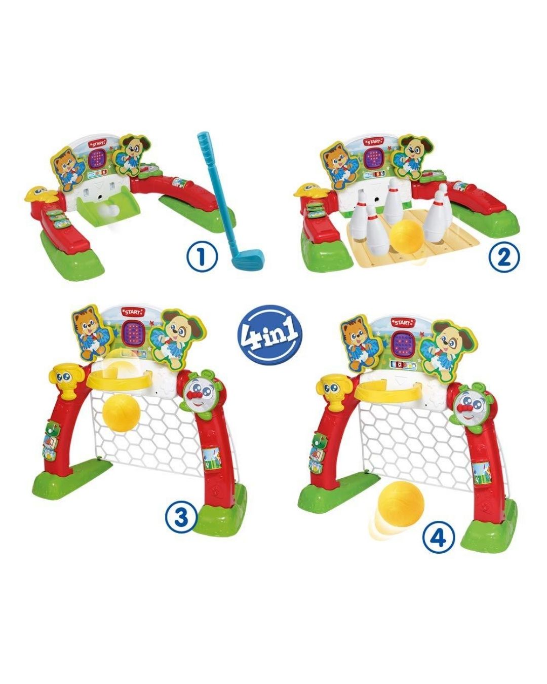 4-in-1 Sports Center Age 2+