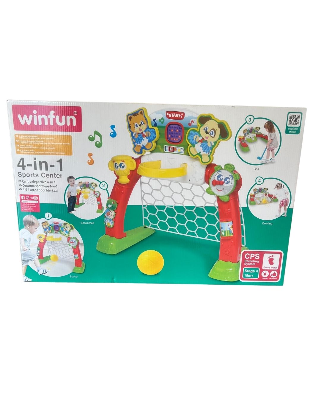 4-in-1 Sports Center Age 2+
