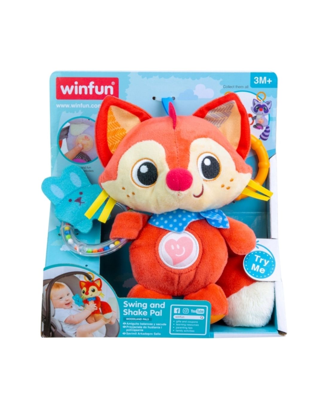 Swing and Shake Pal - Fox Age 3m+