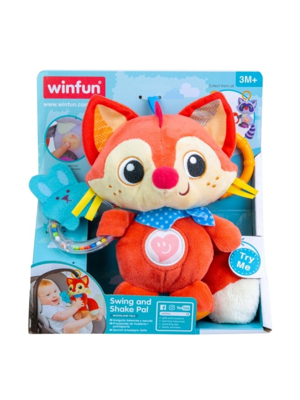 Swing and Shake Pal - Fox Age 3m+