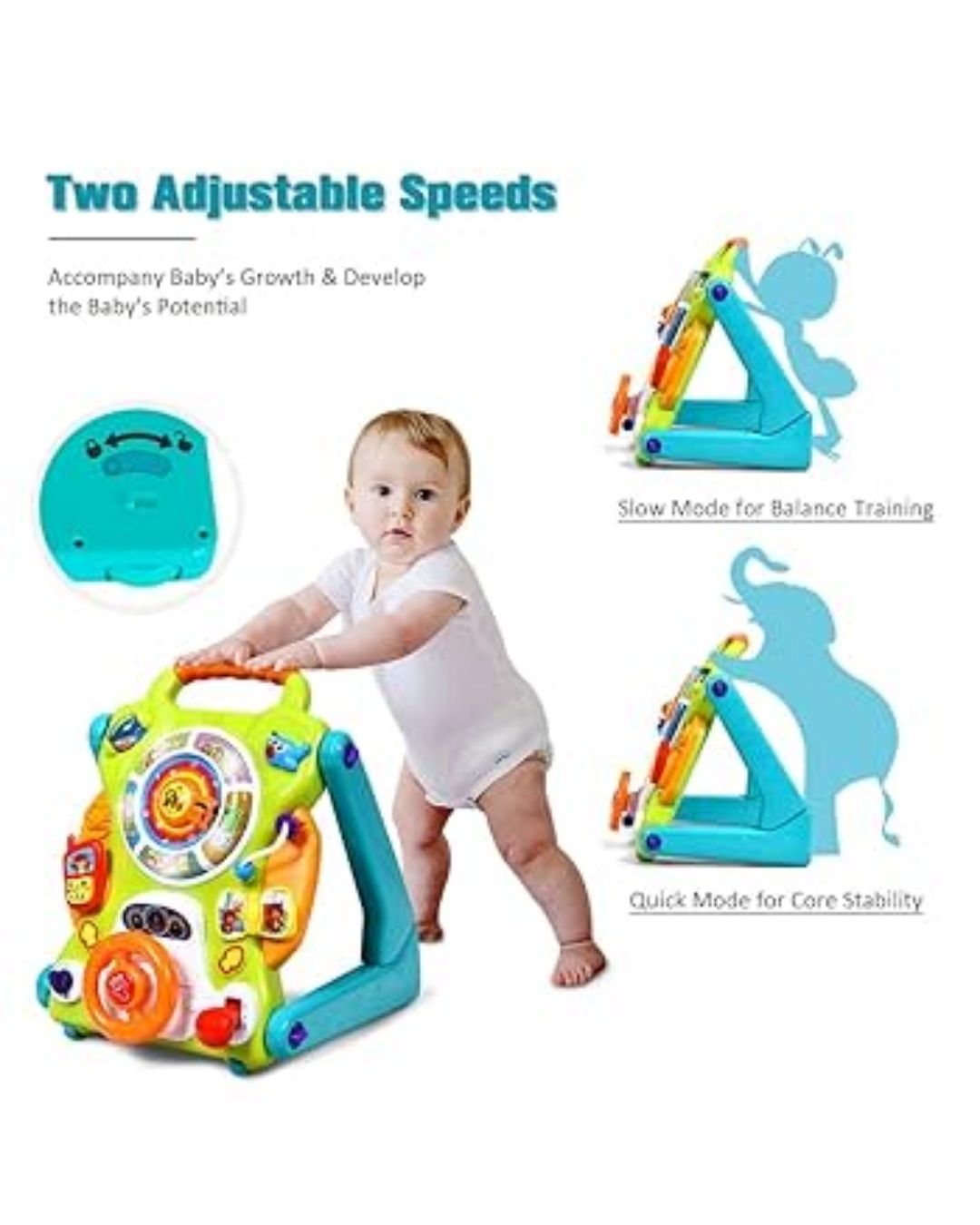 Convertible Baby Activity Table Walker (with lights/music) Age 9m+