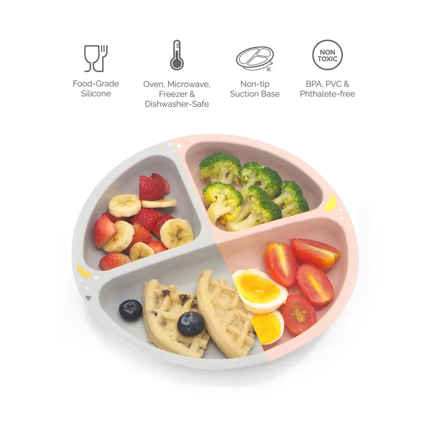Oribel Baby Plate, Fork & Spoon (2 colors available)