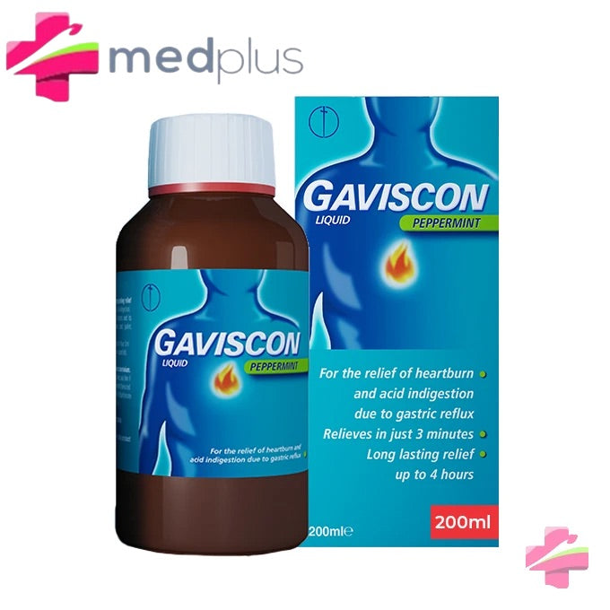 GAVISCON LIQUID 200ML (PEPPERMINT)