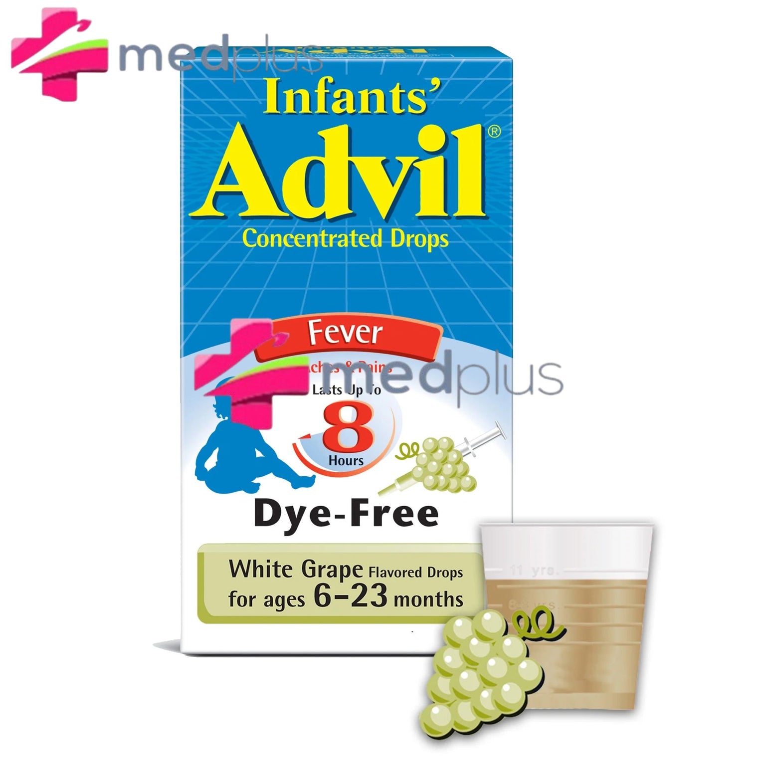 ADVIL INFANT DROP WHITE GRAPE 15ML