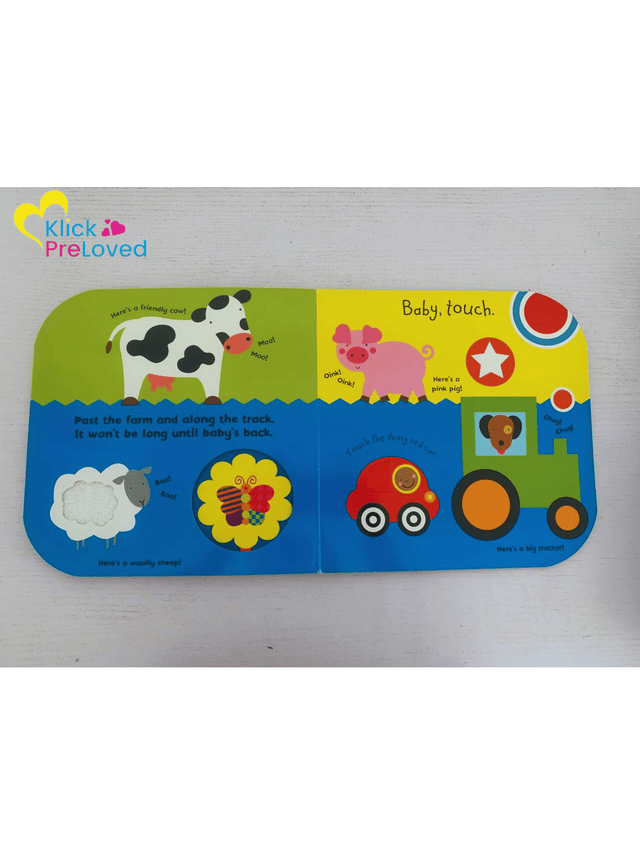 Preloved Ladybird Baby Touch Book and Music CD (Gently Used)