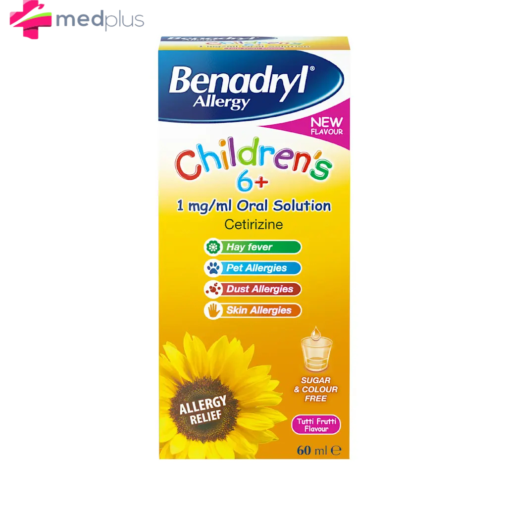 BENADRYL ALLERGY CHILDREN SYR.70ML 6+