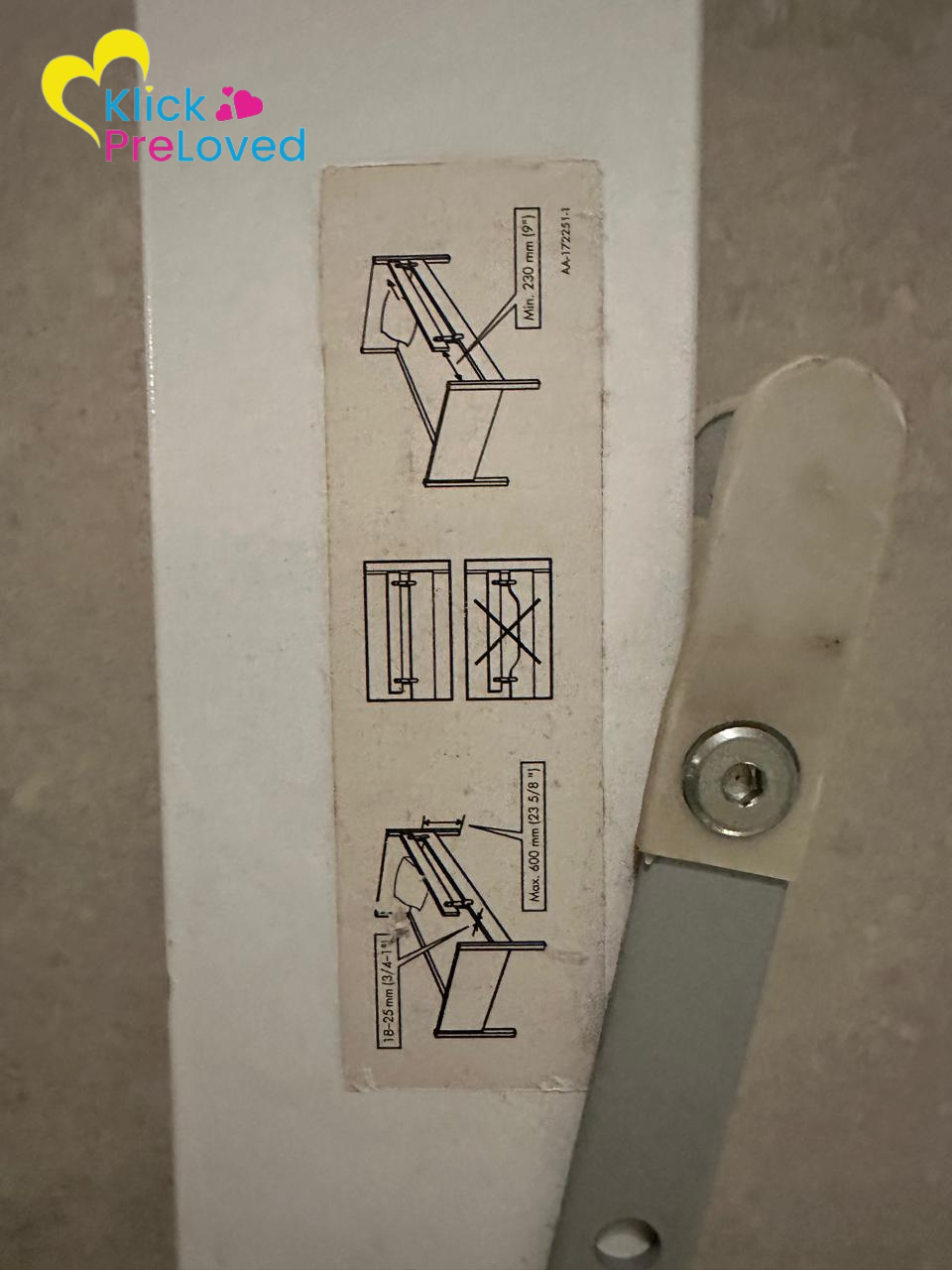 Preloved Ikea Bed Guardrail (Gently Used)