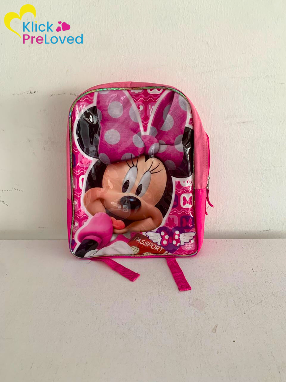 Preloved Minnie Mouse School Bag 14"( Brand New)