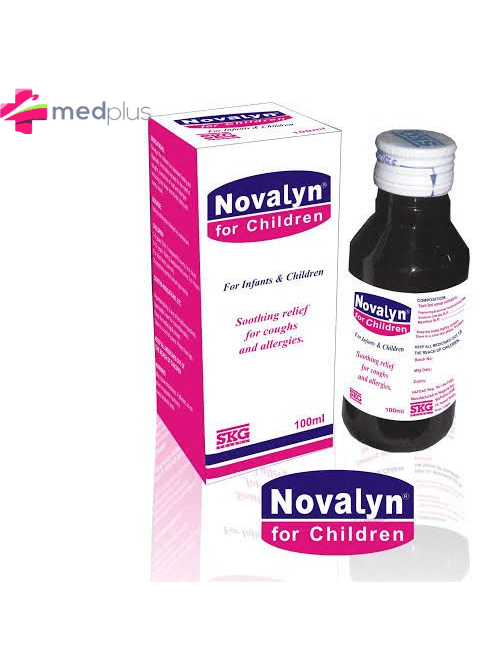 NOVALYN DRY COUGH SYRUP CHILDREN 2+100ML