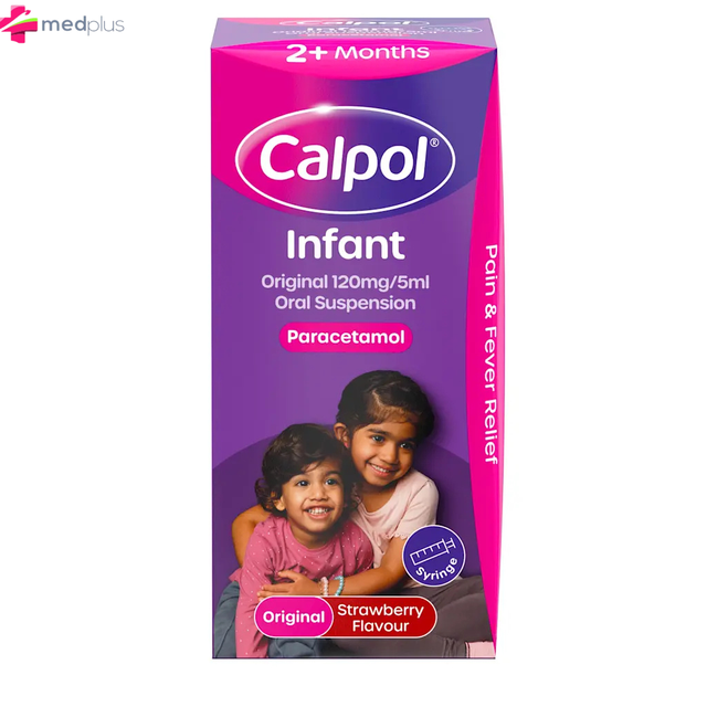 CALPOL INFANT SUS. 2+ 200ML S/BERRY S/F