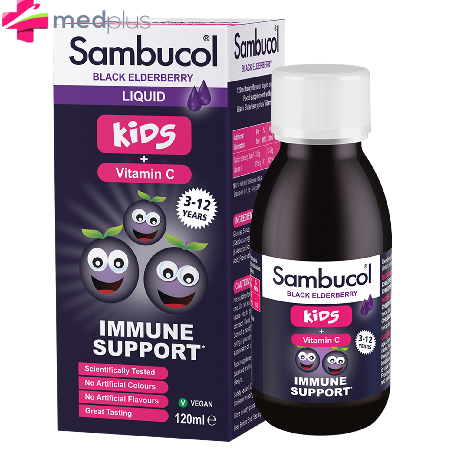 SAMBUCOL KIDS+VIT. C 120ML(BLACK ELDERB.