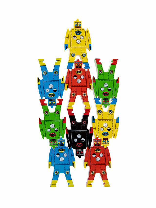 Schylling Wooden Stacking Robots