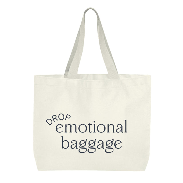 ZenMomTribe 'Drop Emotional Baggage' Tote Bag