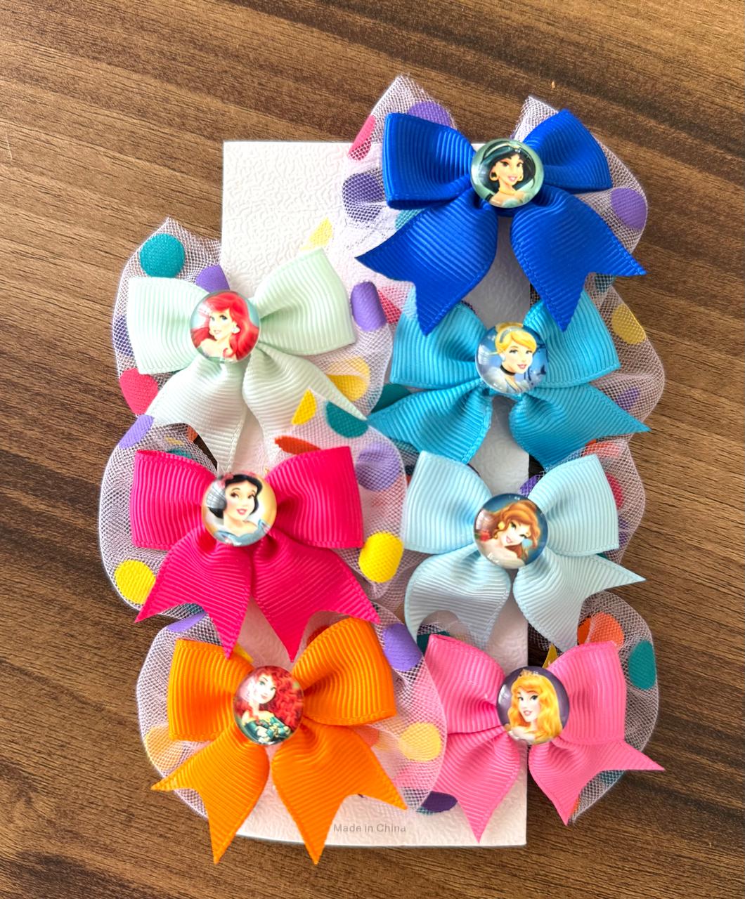 Bantyk Disney Princesses Hair Clips (Set of 7)