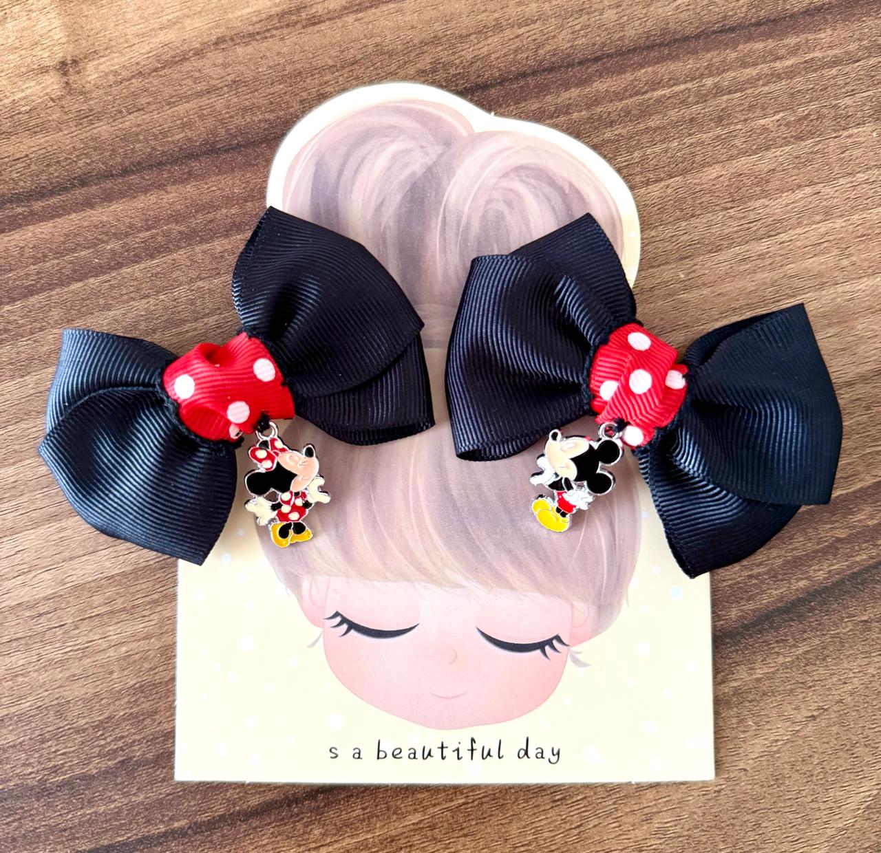 Bantyk Minnie & Mickey Duo Hair Clips