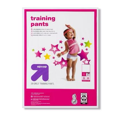 Up & Up Girls' Training Pants (2T-3T ) - 28pcs