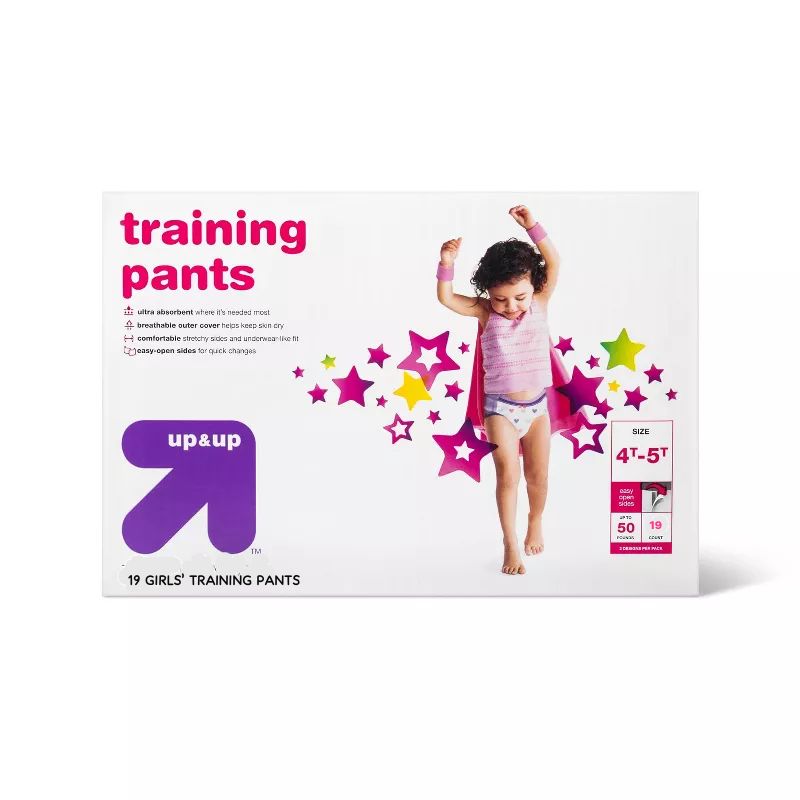 Up & Up Girls' Training Pants(4T-5T) - 19pcs