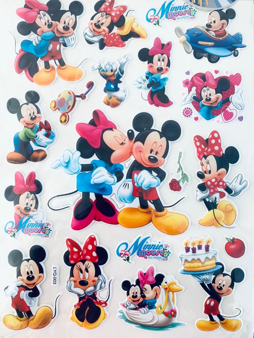 Minnie Mouse Cartoon Sticker