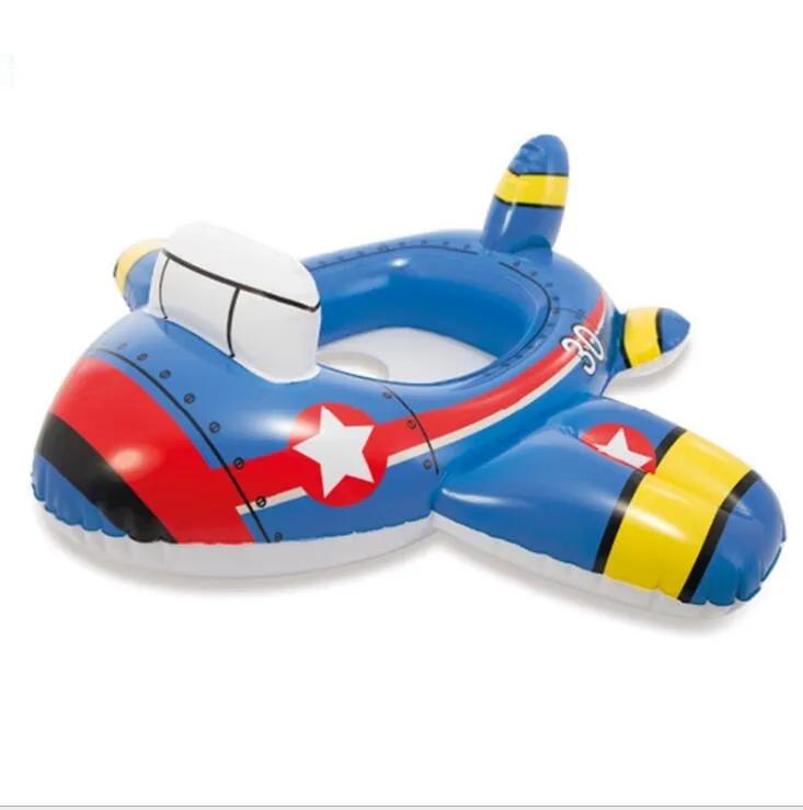 Intex Inflatable Swimming Ring with Seat - Airplane Shape