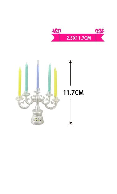 Birthday Party Candles - Set of 5 (Available in 2 colors)
