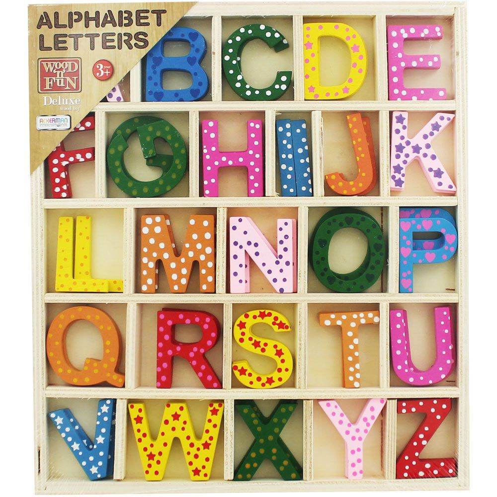 Ackerman Wooden Alphabet Letters
