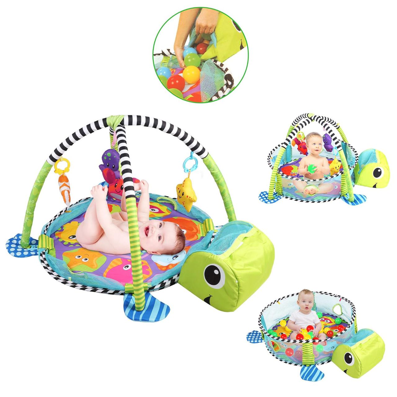 Grow-With-Me Activity Gym & Ball Pit™ 0m+ - 3 ways to play!
