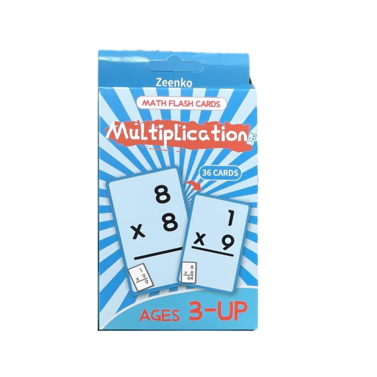 Maths Flash Cards - Multiplication