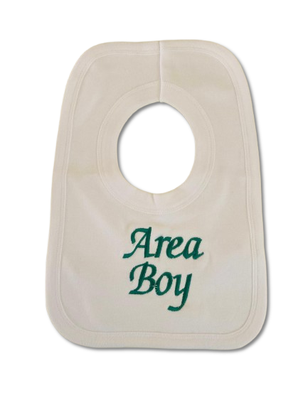 Naija Babe & Area Boy Bib Designs (Available in two different designs)