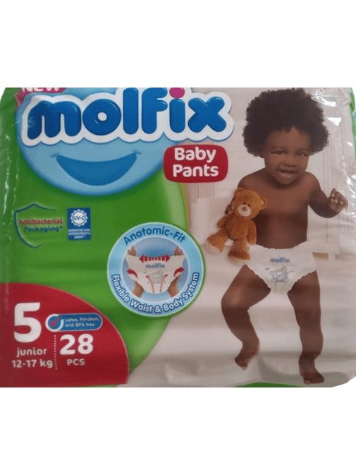 Molfix Nappy Pants Junior Size 5 12-17kg (28 pack)