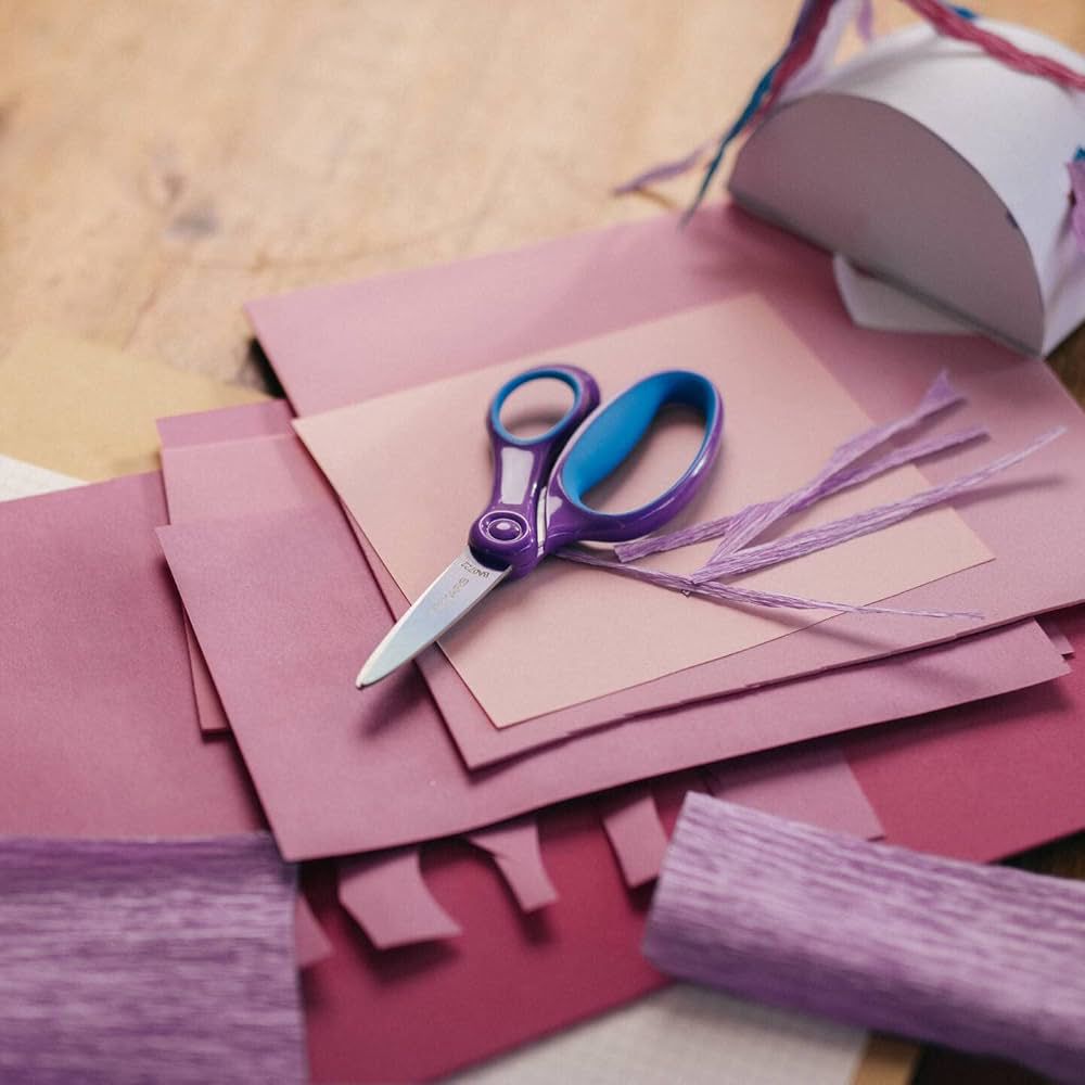 Fiskars Children's Scissors for Older Children (Purple/Blue Colour)