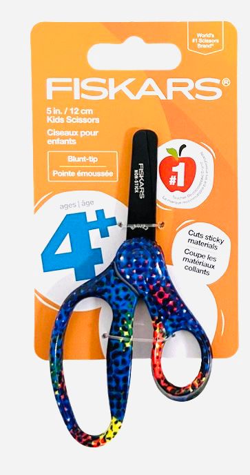 Fiskars Non-stick Blunt Tip Kids Scissors (Available in 3 different designs)