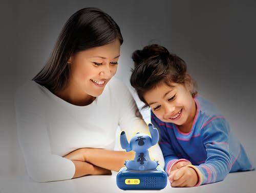 Lexibook Disney Stitch Alarm Clock with Sounds and Melodies (2 colors available)