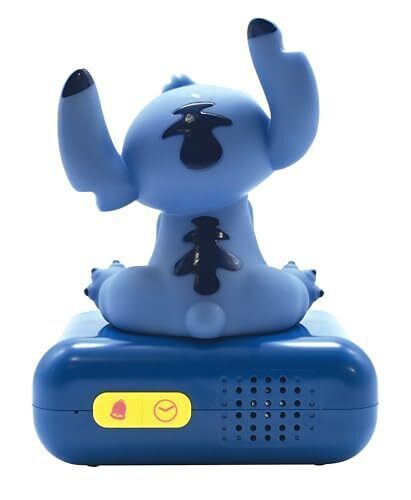 Lexibook Disney Stitch Alarm Clock with Sounds and Melodies (2 colors available)