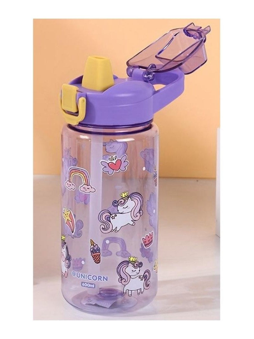 Kids Sippy Water Bottles – 600 ml (available in 4 colors)