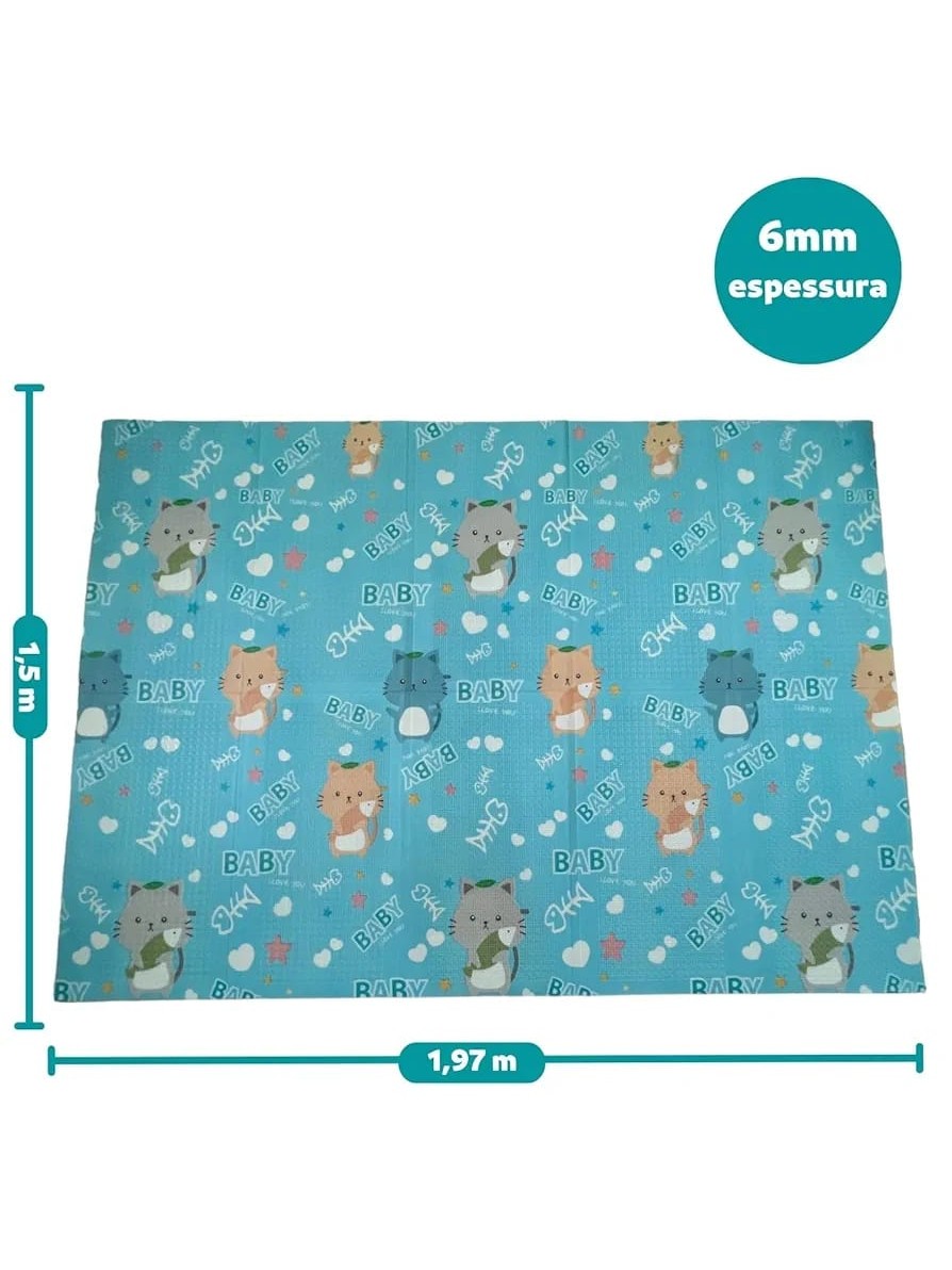 Kids Play Mat Double Sided - London/Baby